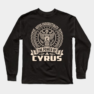 CYRUS Long Sleeve T-Shirt